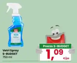 Eurospar Vetri Spray S-BUDGET offerta