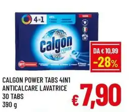 Famila Market Calgon Power Tabs 4in1 Anticalcare Lavatrice offerta