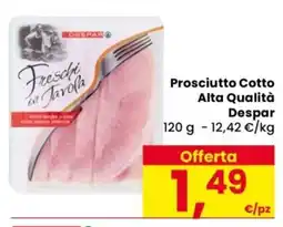 Despar Prosciutto Cotto Alta Qualità Despar offerta