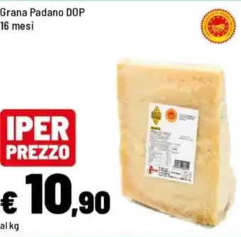 Iper La Grande Grana Padano DOP offerta