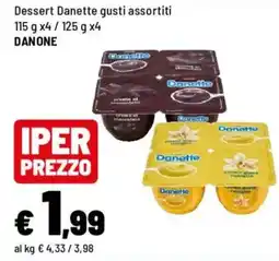 Iper La Grande Dessert Danette gusti assortiti offerta