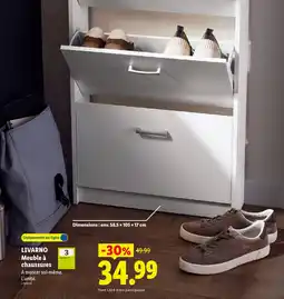 Lidl LIVARNO Meuble à chaussures offerta
