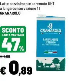 Iper La Grande Latte parzialmente scremato UHT GRANAROLO offerta