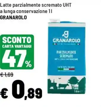 Iper La Grande Latte parzialmente scremato UHT GRANAROLO offerta