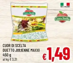 Famila Market Cuor di Scelta Duetto Julienne Maxxi offerta
