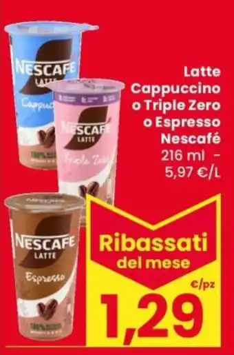 Despar Nescafe Latte offerta