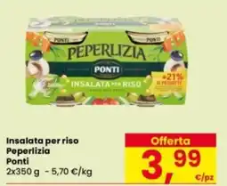 Eurospar Insalata per riso Peperlizia Ponti offerta