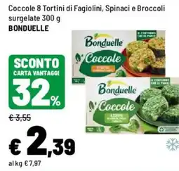 Iper La Grande Coccole 8 Tortini di Fagioli, Spinaci e Broccoli offerta