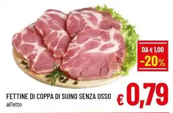 Famila Market Fettine di coppa di suino senza osso offerta