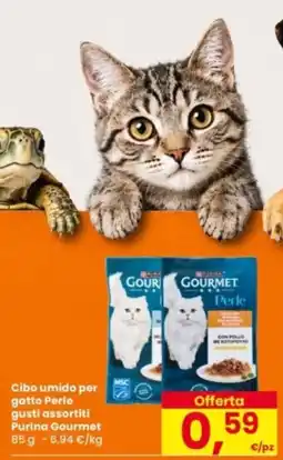 Eurospar Cibo umido per gatto Perle Purina Gourmet offerta