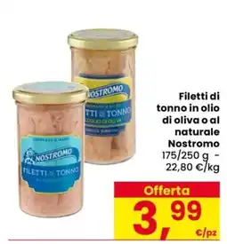 Despar Filetti di tonno Nostromo offerta