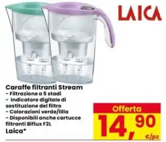 Caraffe filtranti Stream Laica