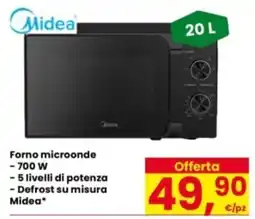 Eurospar Forno microonde Midea offerta