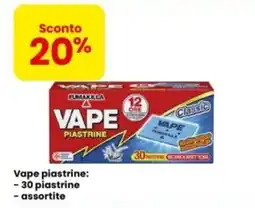 Eurospar Fumakilla Vape Piastrine offerta