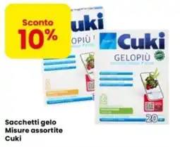 Eurospar Sacchetti gelo Cuki offerta