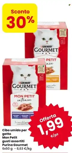 Despar Cibo umido per gatto Mon Petit Purina Gourmet offerta