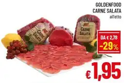Famila Market GOLDENFOOD CARNE SALATA offerta