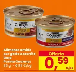 Despar Alimento umido per gatto assortito Gold Purina Gourmet offerta