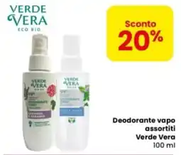 Eurospar Deodorante vapo Verde Vera offerta