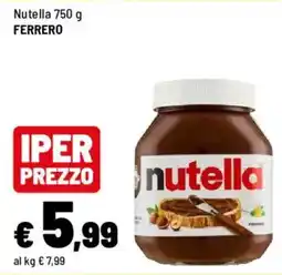 Iper La Grande Nutella FERRERO offerta