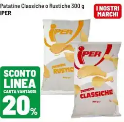 Iper La Grande Patatine Classiche o Rustiche Iper offerta