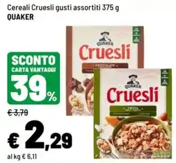 Iper La Grande Cereali Cruesli gusti assortiti offerta