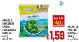 Famila Market OROGEL SPINACI FOGLIABELLA offerta