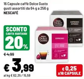 Iper La Grande Capsule caffè Dolce Gusto offerta
