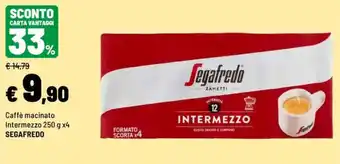 Iper La Grande Caffè macinato Intermezzo SEGAFREDO offerta