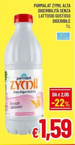 Famila Market Parmalat Zymil Alta Digeribilità Senza Lattosio offerta