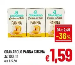 Famila Market GRANAROLO Panna Cucina offerta