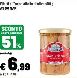 Iper La Grande Filetti di Tonno AS DO MAR offerta
