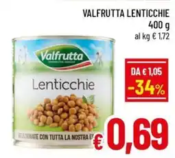 Famila Market Valfrutta Lenticchie offerta