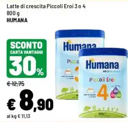 Iper La Grande Latte di crescita Piccoli Eroi 3 o 4 offerta