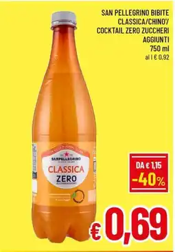 Famila Market San Pellegrino Classica Zero offerta