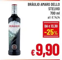 Famila Market Bràulio Amaro dello Stelvio offerta