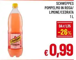 Famila Market Schweppes Pompelmo offerta