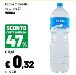 Iper La Grande Acqua minerale naturale NORDA offerta