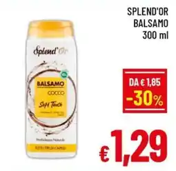 Famila Market Splend'Or Balsamo Cocco offerta