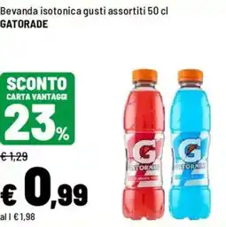 Iper La Grande Bevanda isotonica gusti assortiti GATORADE offerta