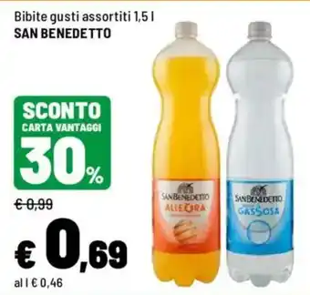 Iper La Grande Bibite gusti assortiti SAN BENEDETTO offerta