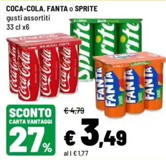 Iper La Grande Coca-Cola, Fanta o Sprite offerta