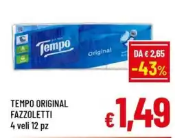 Famila Market Tempo Original Fazzoletti offerta