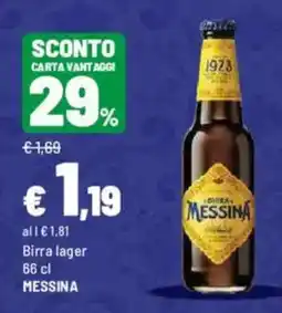 Iper La Grande Birra lager MESSINA offerta