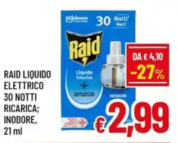 Famila Market Raid Liquido Elettrico offerta
