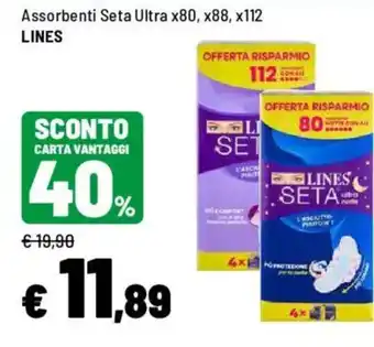 Iper La Grande Assorbenti Seta Ultra LINES offerta
