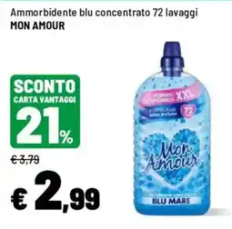 Iper La Grande Ammorbidente blu concentrato MON AMOUR offerta