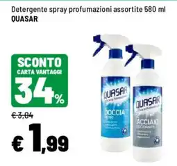 Iper La Grande Detergente spray profumazioni assortite QUASAR offerta