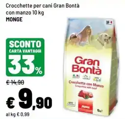 Iper La Grande Crocchette per cani Gran Bontà con manzo offerta