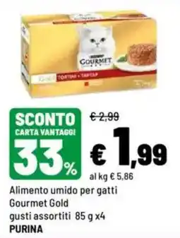 Iper La Grande Alimento umido per gatti Gourmet Gold offerta